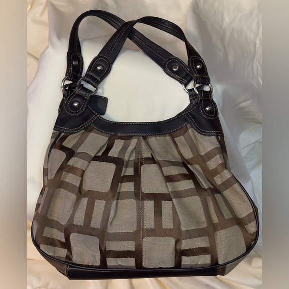 Nine West Brown and Beige Shoulder Bag - Picture 2 of 15